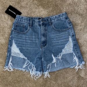 Distressed Demin Shorts